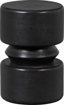 TABLE D'APPOINT TUVE BOIS MARRON/NOIR