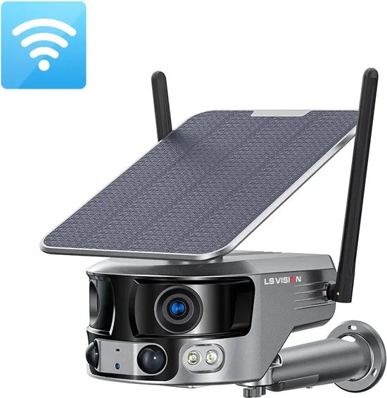 DrPhone SolarSentinel - 2.4 GHz Solar Camera - 4K UHD - 8MP 3840X2160p - 4X Optische Zoom - Pan / Tilt - Zonne Energie - 2 Weg Audio - Beveiligingscamera van DrPhone — afbeelding 2