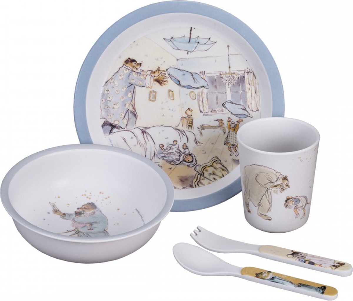 Goedkoopste Kinder ontbijtset Ernest et Celestine 5 dlg