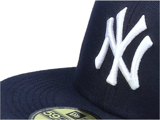 New York Yankees 59Fifty Fitted Cap Navy Cap Maat : 7/7.8