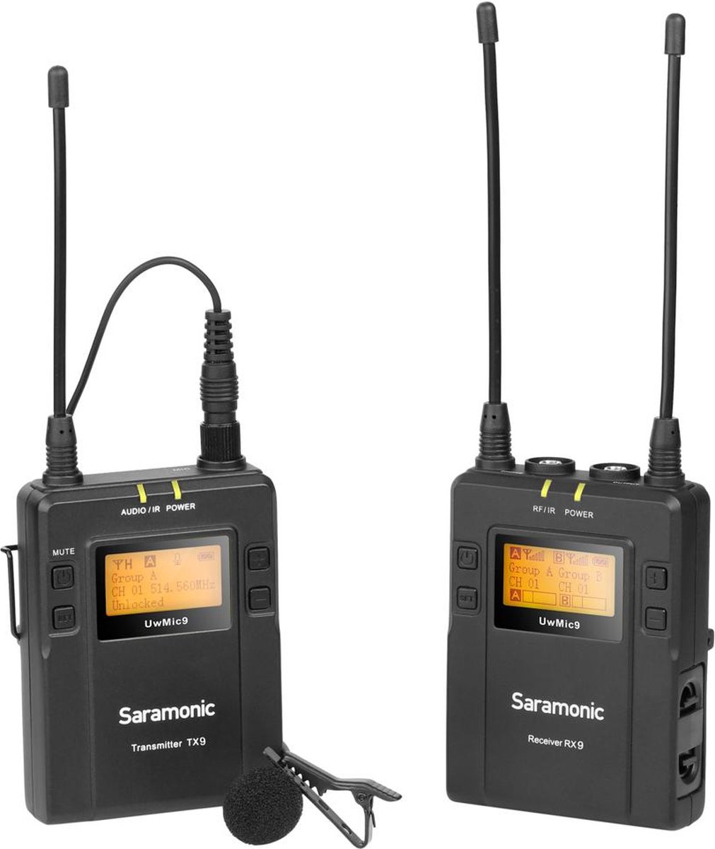 Saramonic UHF wireless system UwMic9 RX9 + TX9 Kit - Saramonic
