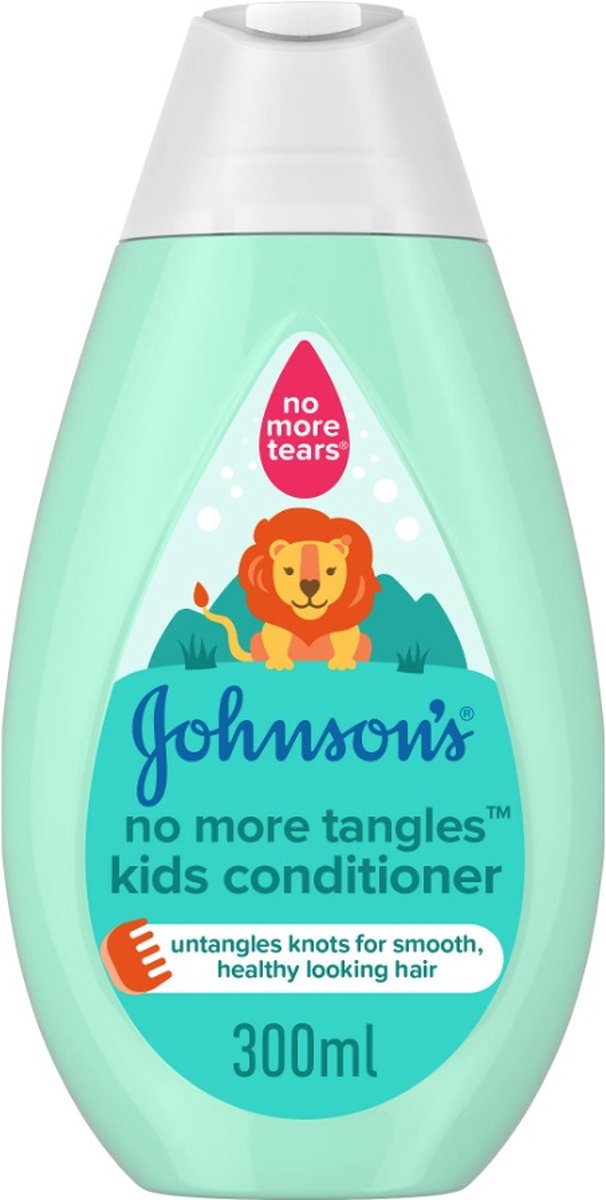 Johnson's No More Tangles Kids Conditioner 300 ml - Geen knopen meer in het haar - Anti-klit conditioner voor kinderen