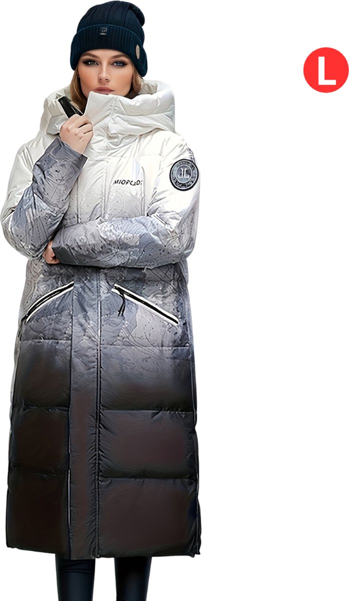 Livano Winterjas Dames Parka Winterjas Winter Volwassen Lange Jas Dames Zwart