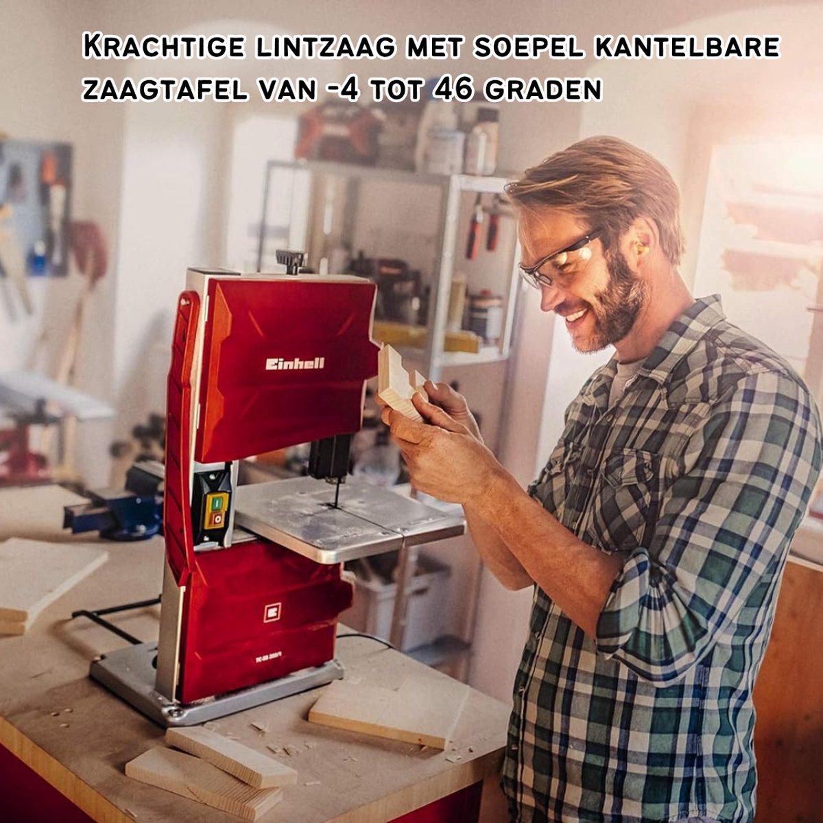 800W Tafelzaag voor hout en schuim - Rolzaagmachine, 70 mm