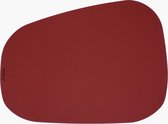 Coussin de bureau en cuir PEBL kingsize 82x62 - Tapis de bureau Design - Cuir rouge foncé