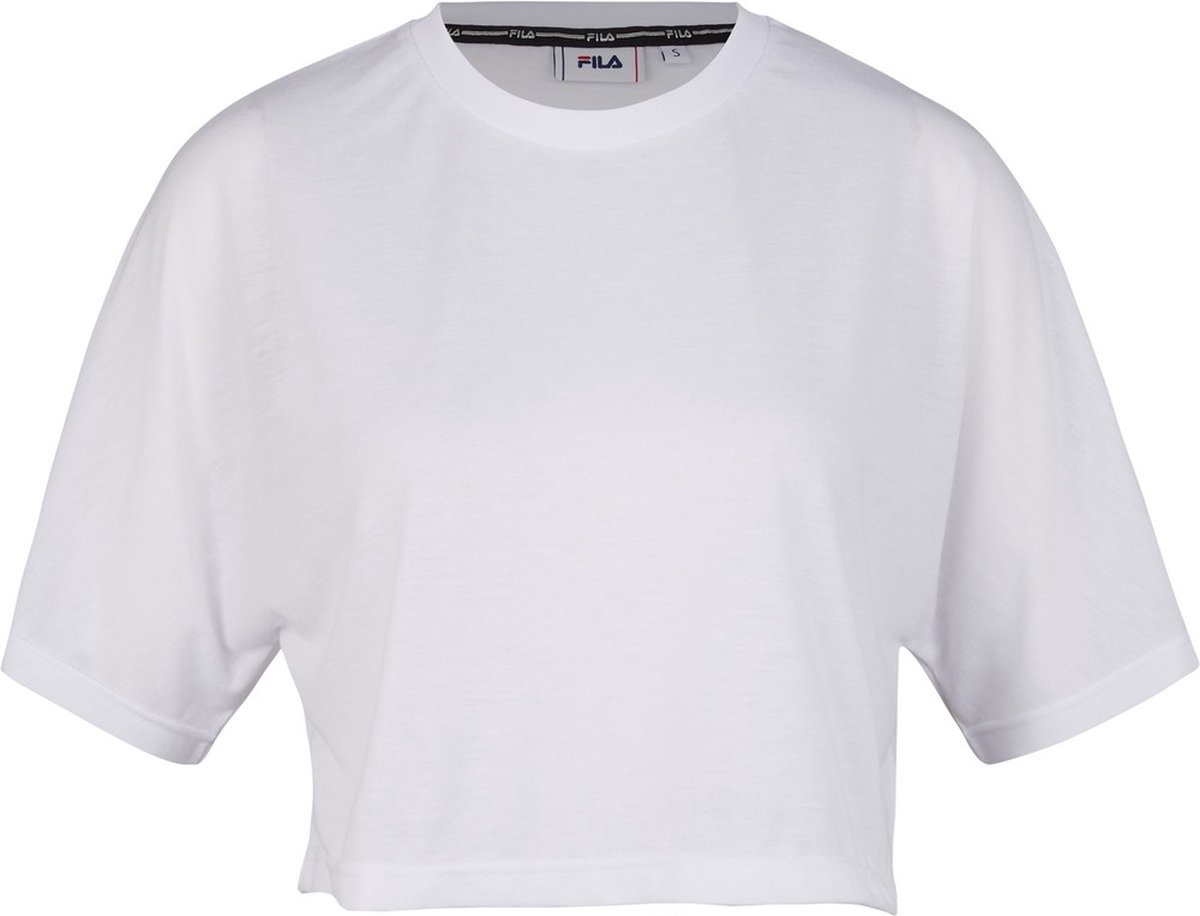 Fila dames-T-shirt Recanati cropped shirt Lucent XS Wit