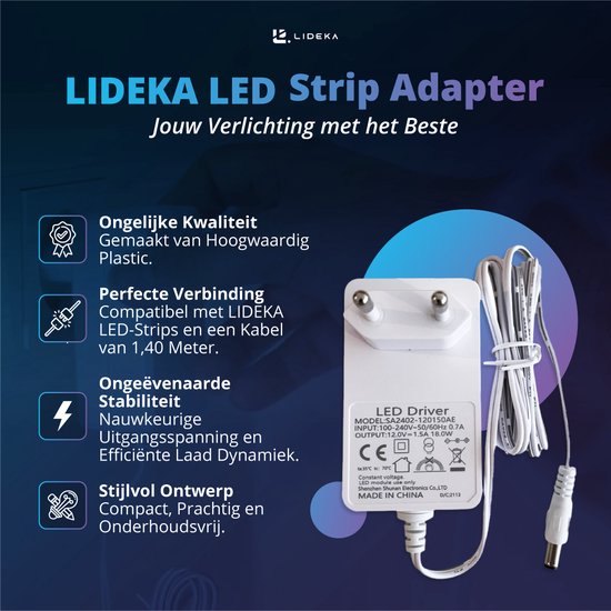 Lideka - LED Strip 3 Meter NEON RGB - met Afstandsbediening - IP68 - Gaming Lichtstrip met App - LED-strips - Verlichting - Neon Lamp - Zelfklevend Led Licht - LED Lights voor Buiten - LIDEKA