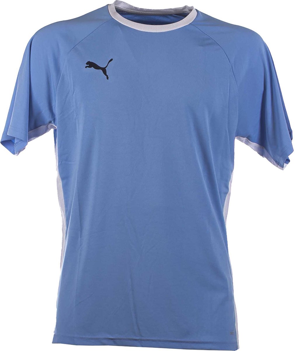 Men’ Short Sleeve T-Shirt TEAMLIGA Puma 931832 02 Padel Blauw