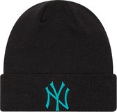 Nieuwe Era League Ess Ny Yankees Zwarte Olie Hoofdtelefoon - Streetwear - Volwassen