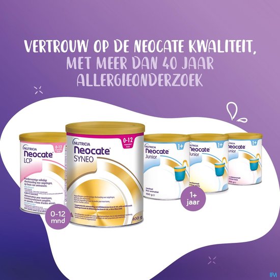 Nutricia Neocate Junior Neutraal 400GR van Nutricia — afbeelding 3