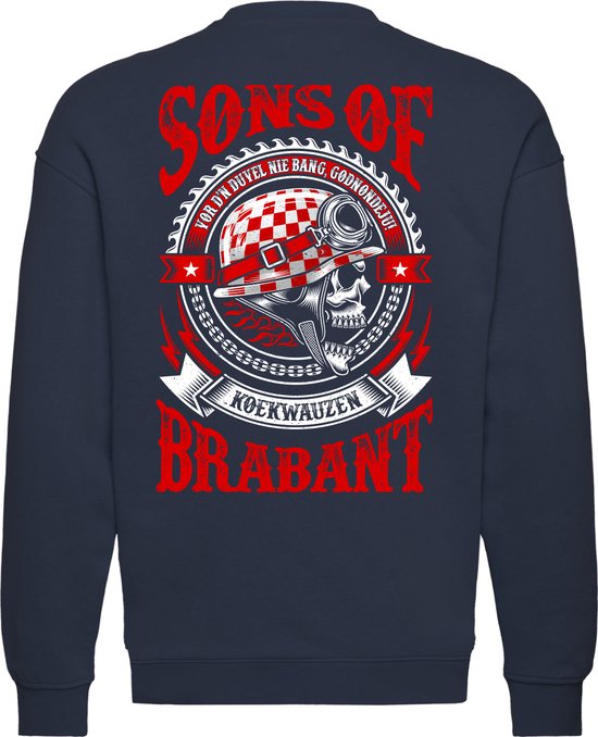 Sweater Sons Of Brabant | Kerstcadeau | Cadeau voor man | Vaderdag | Navy | maat 4XL