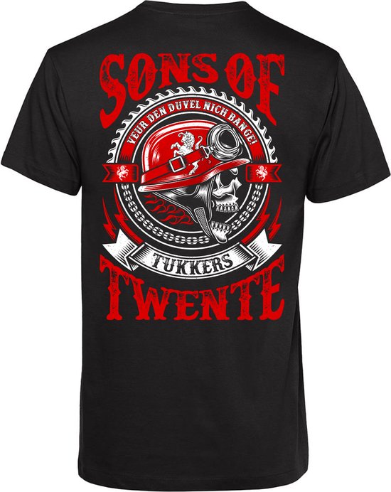 T-shirt Sons Of Twente | Kerstcadeau | Cadeau voor man | Vaderdag | Zwart | maat 5XL