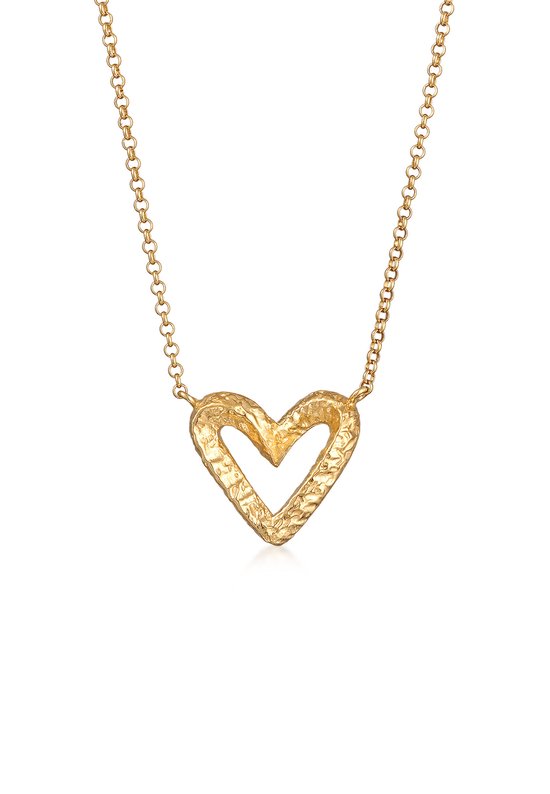 Elli PREMIUM Dames Halsketting Dames Hart Hanger Liefde Fijn Met Diamant 0015 Ct In 925 Sterling Zilver