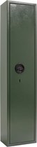 Rottner Wapenkluis Colorado 3 |Groen |Dubbelbaard Sleutelslot|138 x 31,5 x 20,5 cm|Interne kluis|