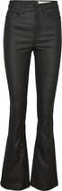 NOISY MAY NMSALLIE HW FLARE COATED PANTS NOOS Pantalon Femme - Taille M x L32