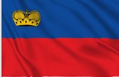 VlagDirect - Liechtensteinse vlag - Liechtenstein vlag - 90 x 150 cm