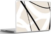 Laptop sticker - 17.3 inch - Lijn - Abstract - Minimalisme - Pastel - 40x30cm - Laptopstickers - Laptop skin - Cover