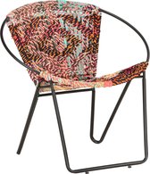 The Living Store Chindi Circle Chair - Multicolore - 69 x 69 x 69 cm - Design ergonomique