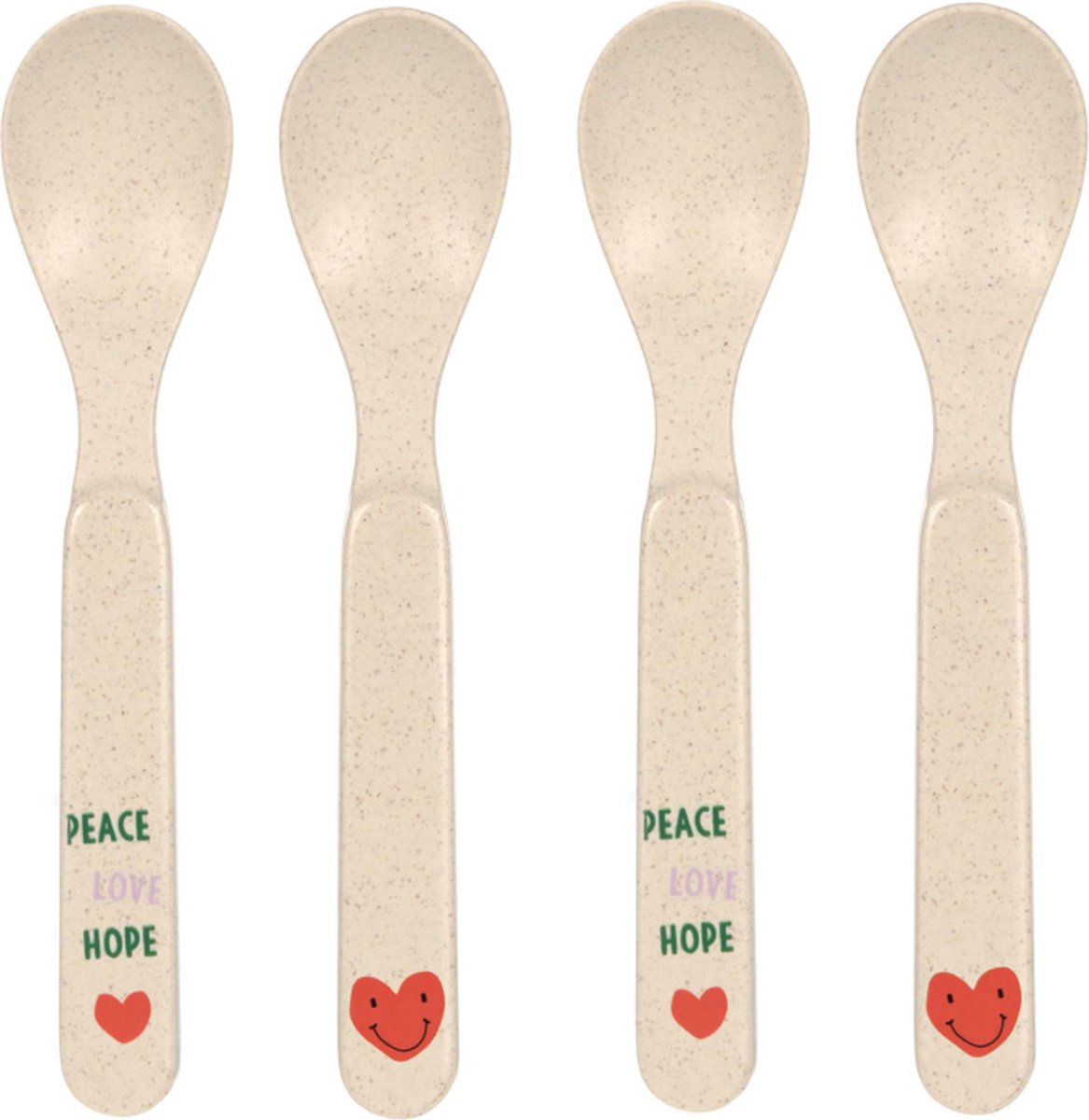 Goedkoopste Lässig Lepels Happy Rascals Heart Lavender 4-Pack