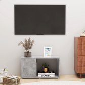 The Living Store TV-kast - betongrijs - 60 x 24 x 32 cm - spaanplaat