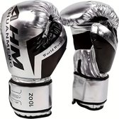 Livano Vecht Handschoenen - Bokshandschoenen - Boxing Gloves Set - Kickboks Handschoenen - Heren - Dames - Zilver - 10 oz