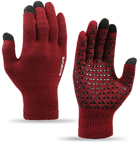 Handschoenen Heren Winter - Handschoenen Dames winter - Touchscreen Grip Windproof Onesize Stretch