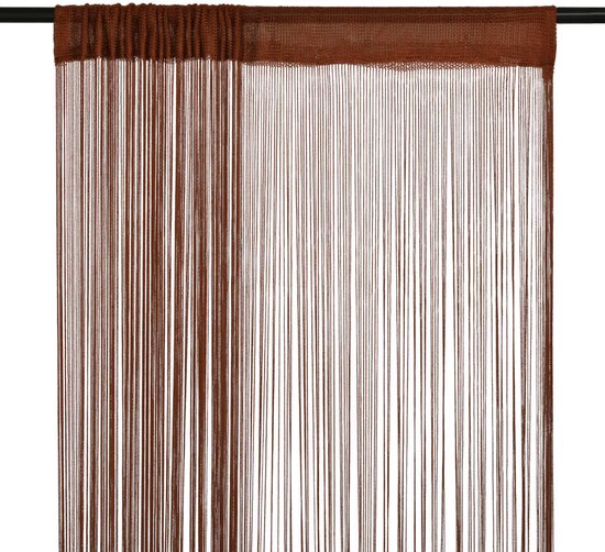 The Living Store Vliegengordijnen - Deurgordijn - raamgordijn - 100x250 cm - Polyester stof