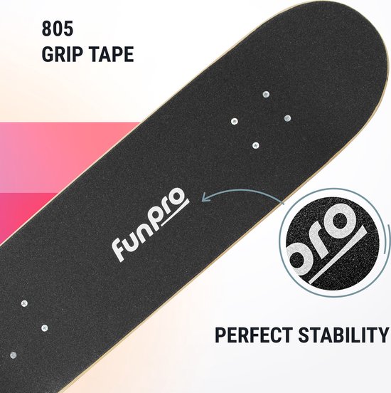 Skate 21 skateboard groot voor tieners esdoornhout coole designs