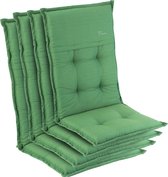 Coburg stoelkussen zitkussen hoge rug tuinstoel polyester 53x117x9cm