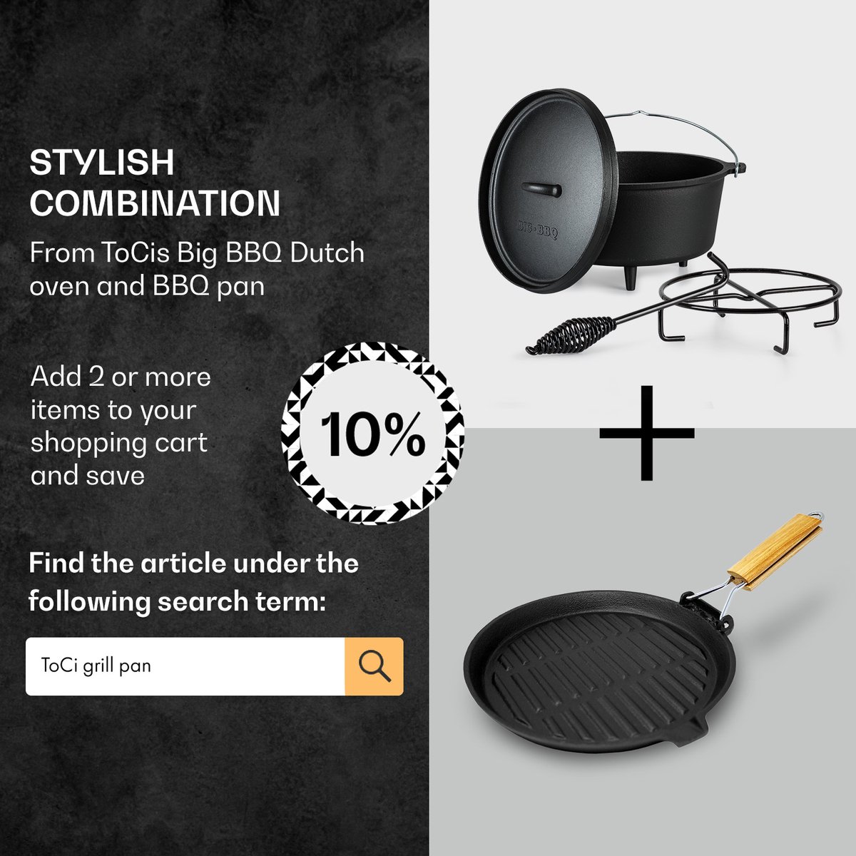 Dutch Oven - Gietijzeren pannen met vlakke bodem - BBQ Shop Limburg