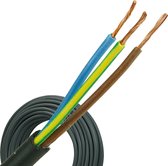Neopreen kabel H05RR-F 3x0.75 per 25 meter