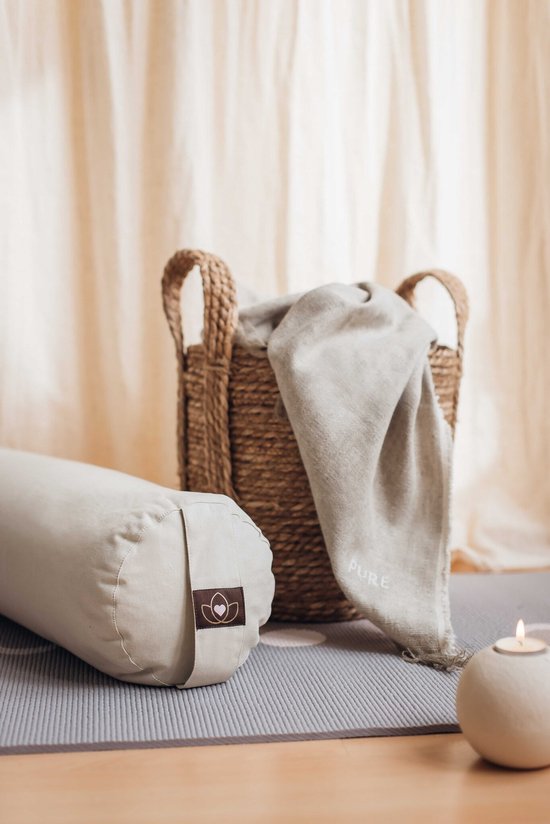 Yoga bolster eco sand rond - Lotus van Lotus — afbeelding 2