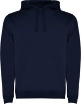 Donker Blauwe Unisex Hoodie met capuchon en koord Urban merk Roly maat L