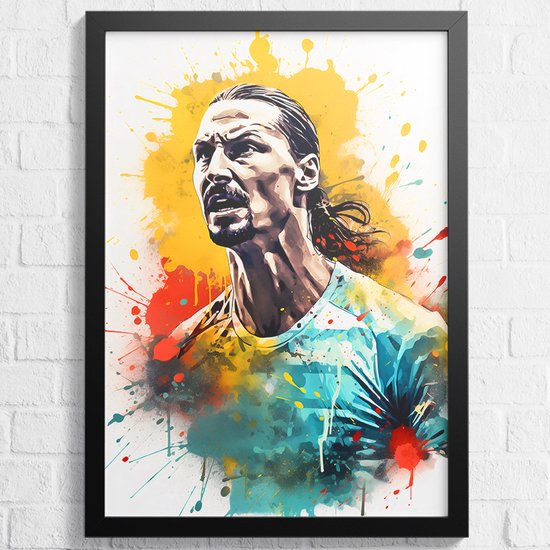 Zlatan Ibrahimović Voetbal Posters A2+ Formaat (432x610mm) - Voetbal Cadeau