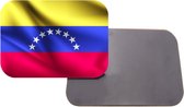 Aimant avec impression | 5x7cm | Cadeau | Aimant de réfrigérateur | Drapeau Venezuela