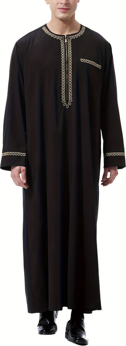 Livano Djellaba - Kaftan - Heren - Arabisch - Mannen - Moslim Kleding - Islamitische Kleding - Alhamdulillah - Wit XL