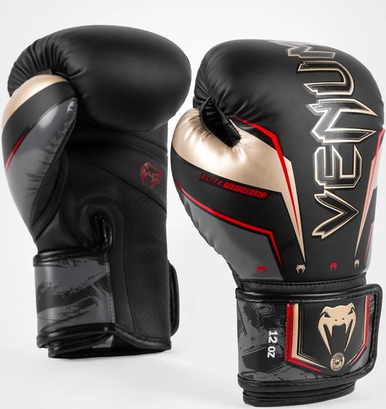 Gants de boxe Venum Elite Evo Zwart or rouge 14 OZ