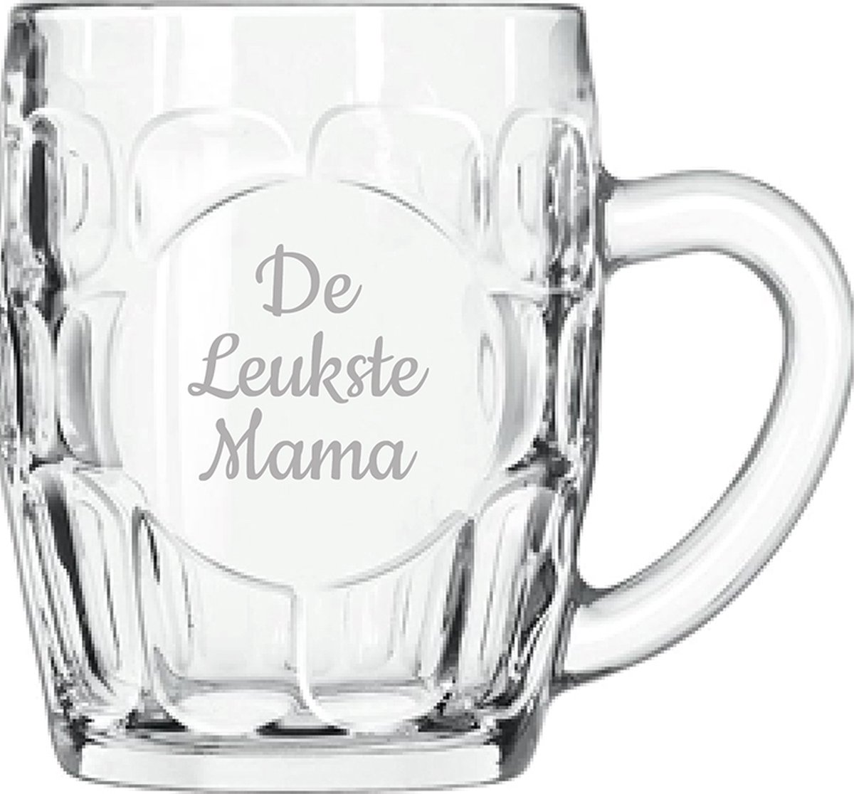 Gegraveerde Bierpul 55cl De Leukste Mama