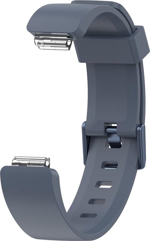 Bracelet adapté à Fitbit Inspire HR - Taille L - Bracelet - Bracelet de montre - Siliconen - Grijs