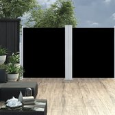 The Living Store Zijluifel - 140 x (0 - 600) cm - Uittrekbaar - Zwart