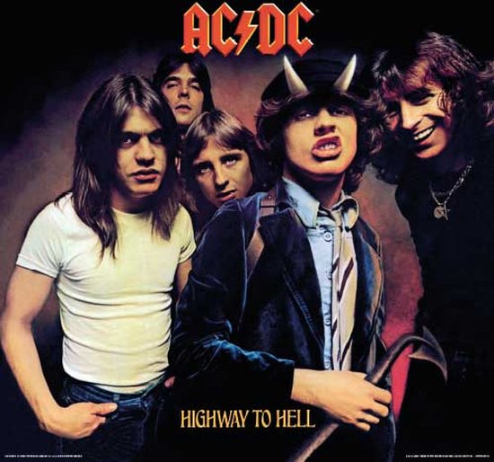 AC/DC Highway to Hell Album Cover 30.5x30.5cm