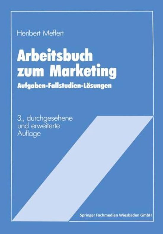 Arbeitsbuch Zum Marketing