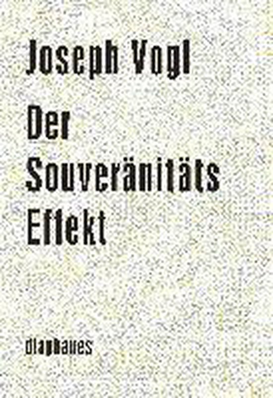 Der Souveränitätseffekt - cover