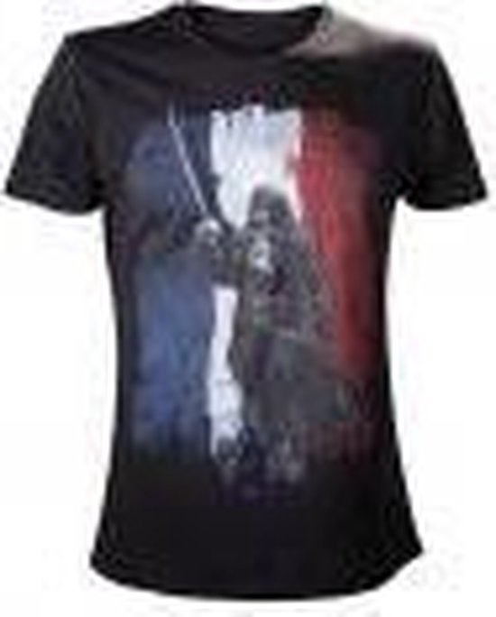 Assassins Creed Unity Tricolore Black T-Shirt - L