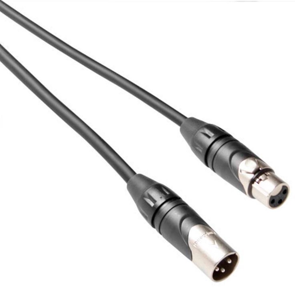 Amphenol XLR (m) - XLR (v) audiokabel / premium - 9 meter