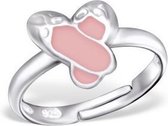 Toverstaartjes - Meisjes Ring - Balletschoen Ballerina - Kinderring - 15mm