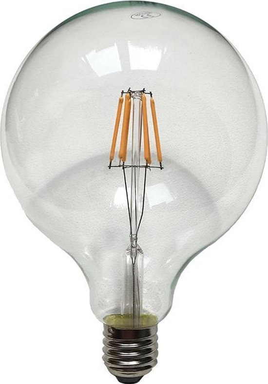 DB Led 12,5CM Filament led lamp dimbaar G125 bollamp 2700K helder Globe |  bol.com