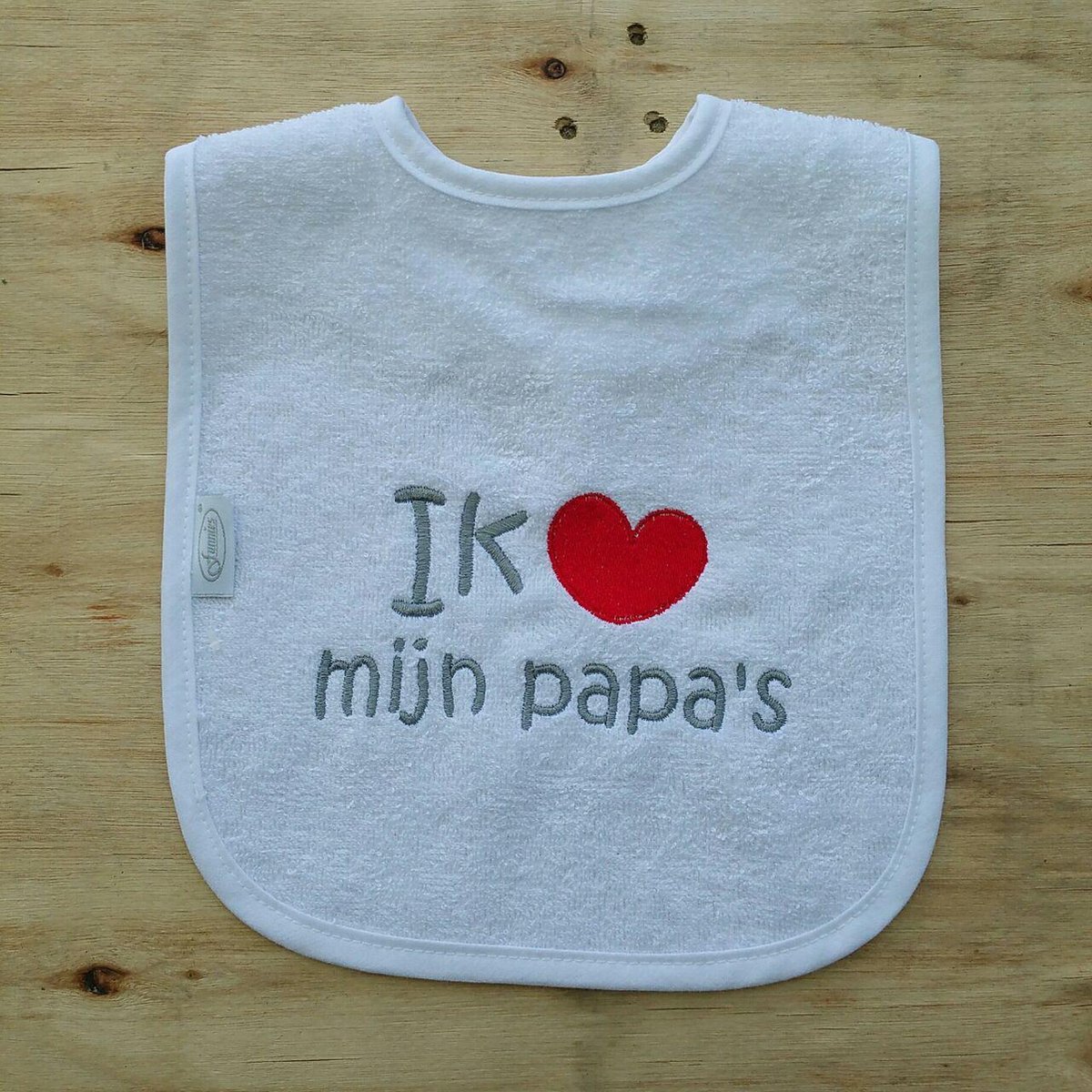 Goedkoopste Witte slab met Ik hou van mijn papa's