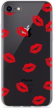 iPhone 8 Hoesje Red Kisses - Designed by Cazy