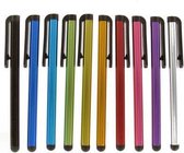 Proclaims 2 stylus pennen KL. Zwart Universeel HTC One/iPhone 5S/iPhone 4S/Samsung Galaxy/Xperia Z1/iPad 2,3,4 Air Mini / Galaxy Tab Zilver